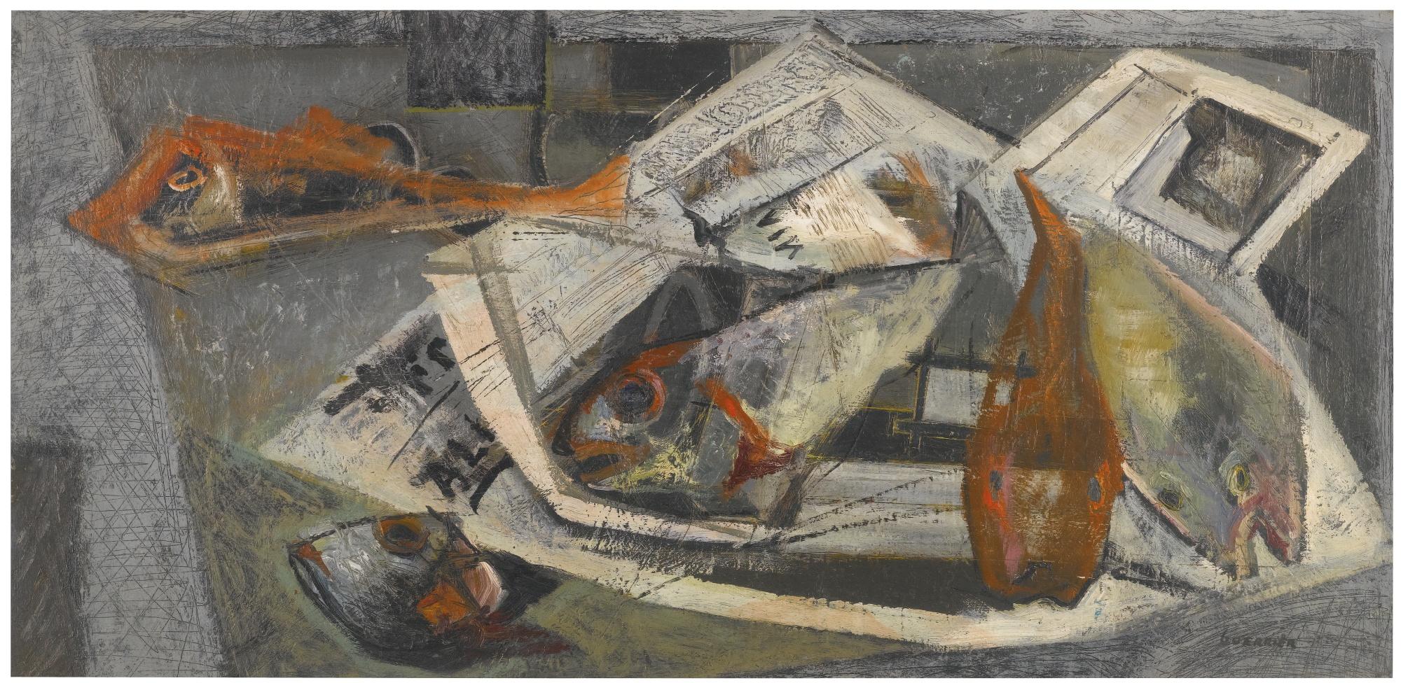 Raymond Guerrier - Poisson Sur Un Papier