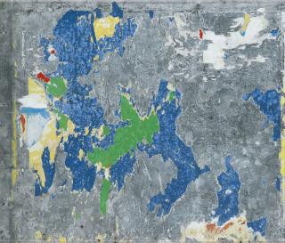 Raymond Hains - Affiche (Bleu, Vert, Bleu)