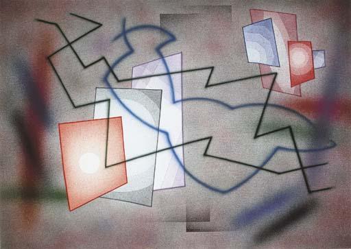 Raymond Jonson - Watercolor #14