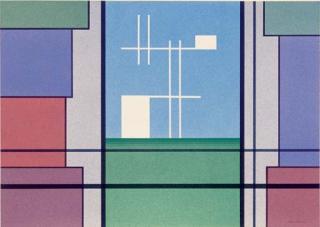 Raymond Jonson - Watercolor No. 23