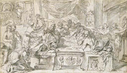 Raymond Lafage - Christ At Supper With Simon The Pharisee