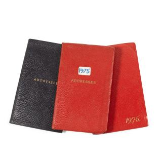 Raymond Loewy - Group of Two Day Planners and an Address Book