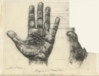 Raymond Mason - Hand study; and two companion sketches