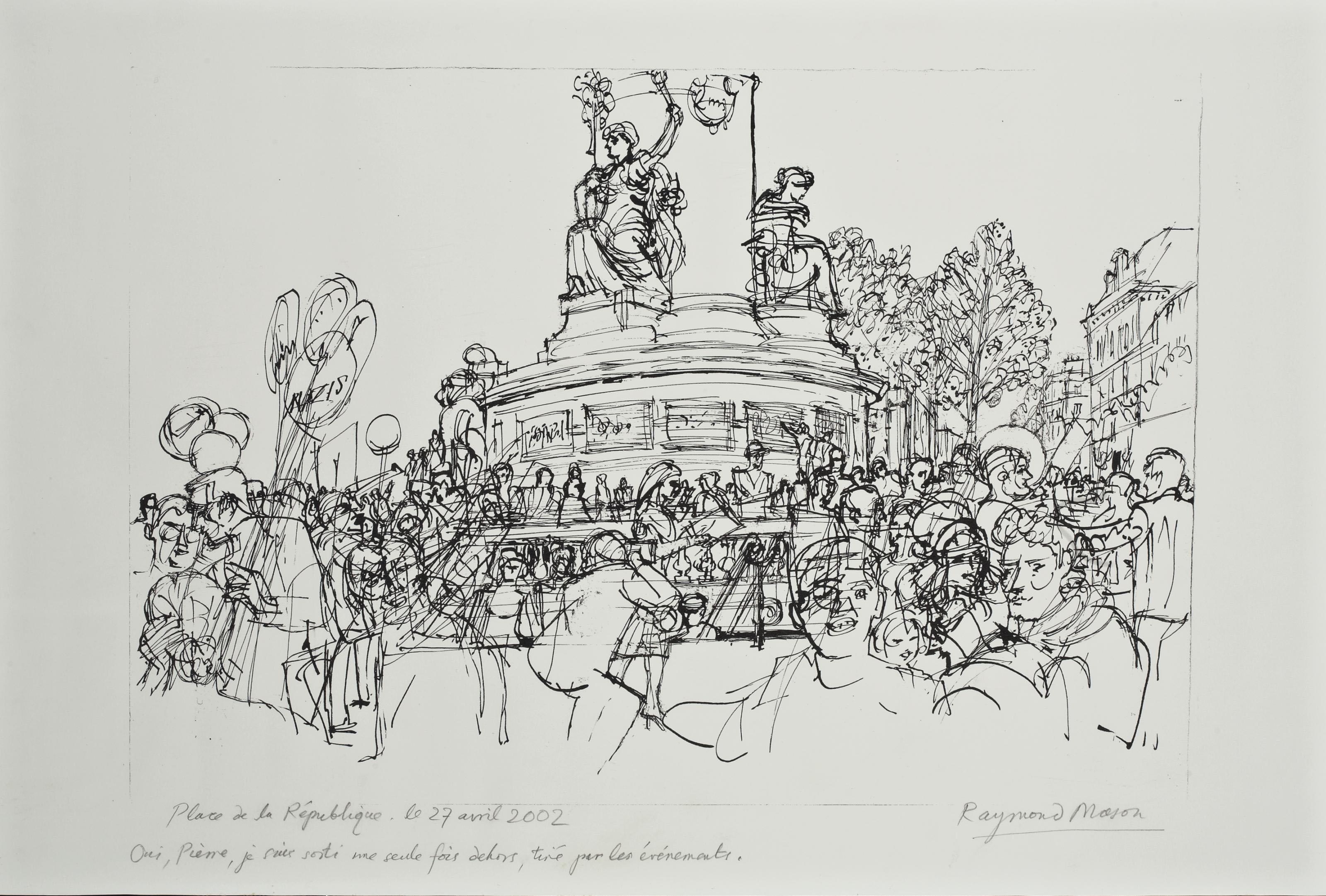 Raymond Mason - La Place de la République