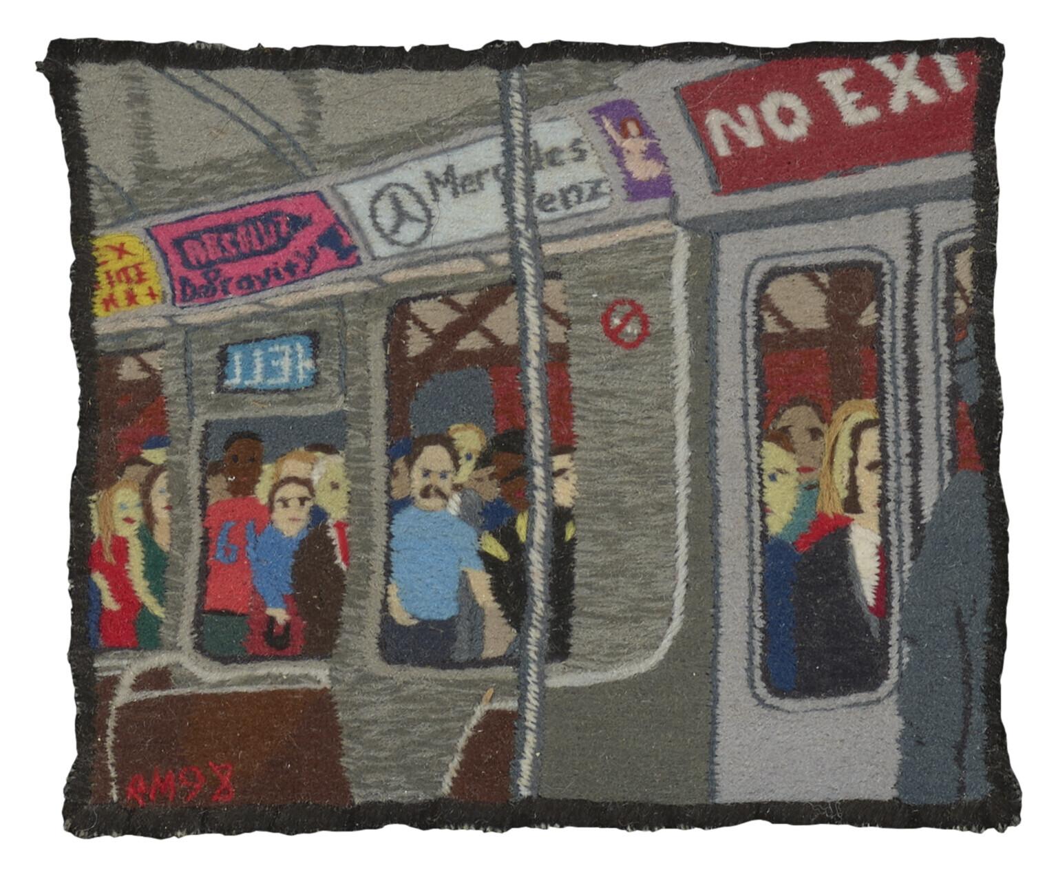 Raymond Materson - Untitled (Subway Car)