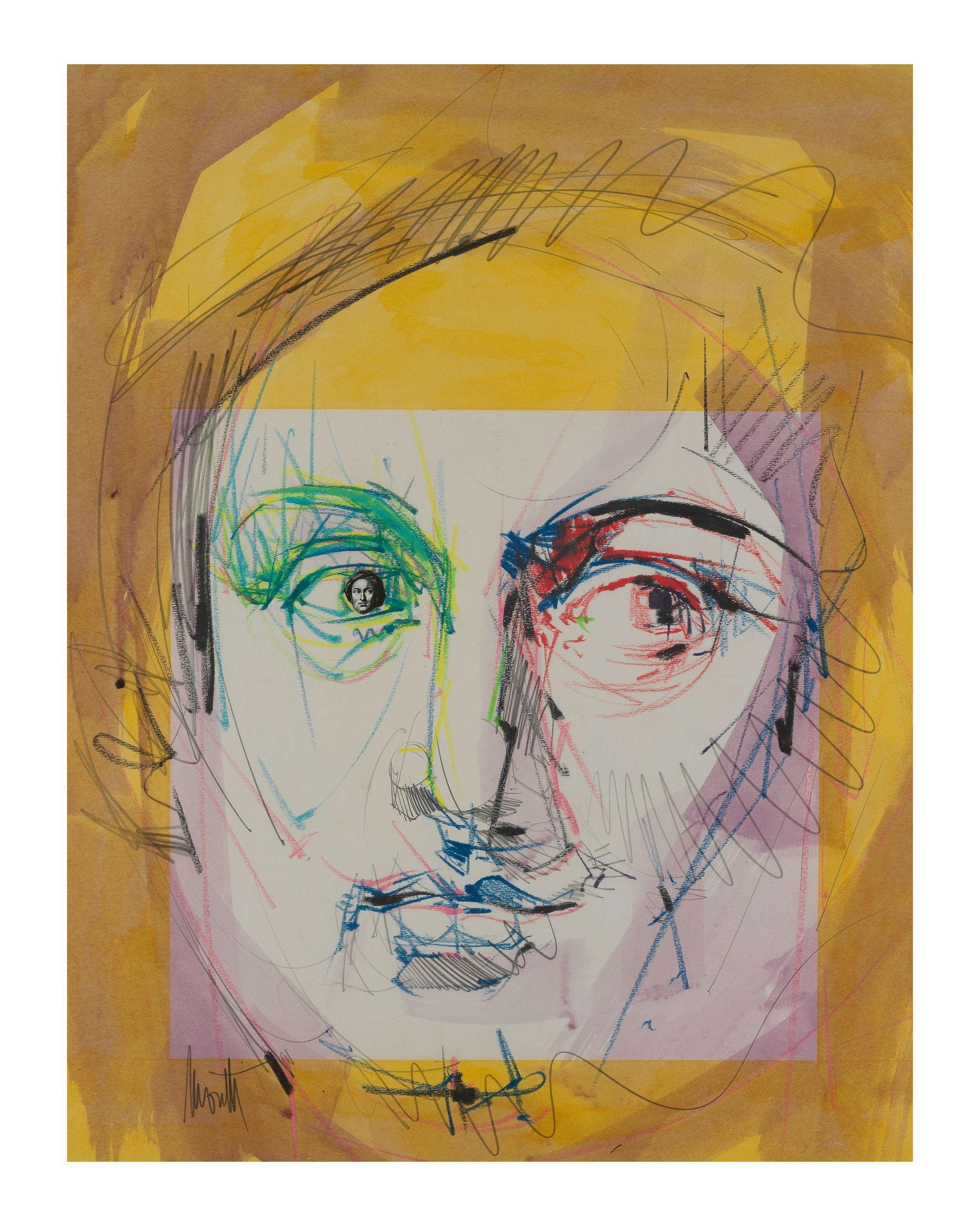 Raymond Moretti - Portraits d\'écrivains et philosophes (Ensemble de 13 oeuvres)