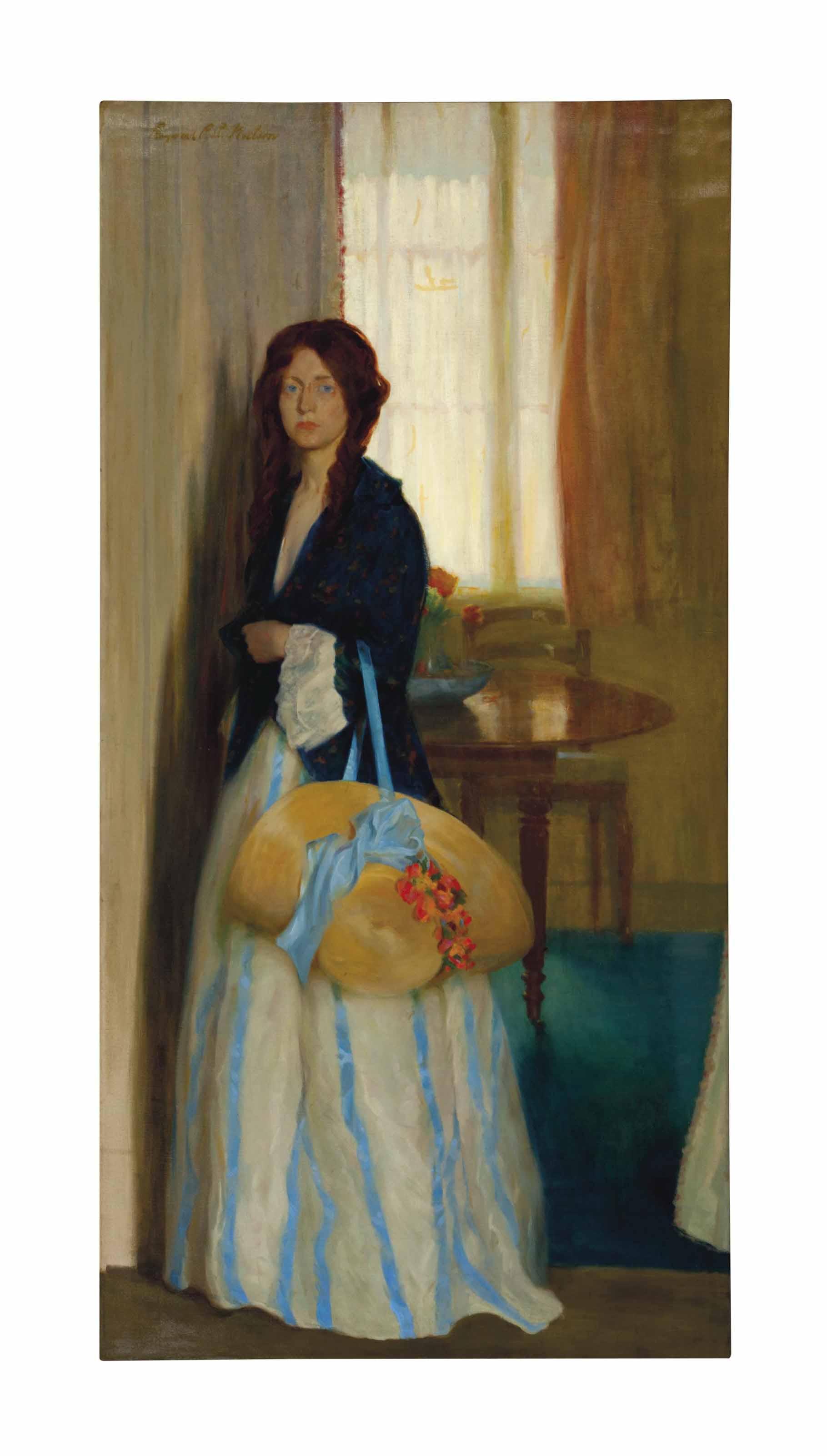 Raymond Perry Rodgers Neilson - Woman with sunhat