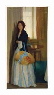 Raymond Perry Rodgers Neilson - Woman with sunhat