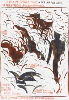 Raymond Pettibon - A Day in Sominex, 1990