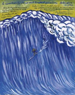 Raymond Pettibon - No Title (a reaction to...)