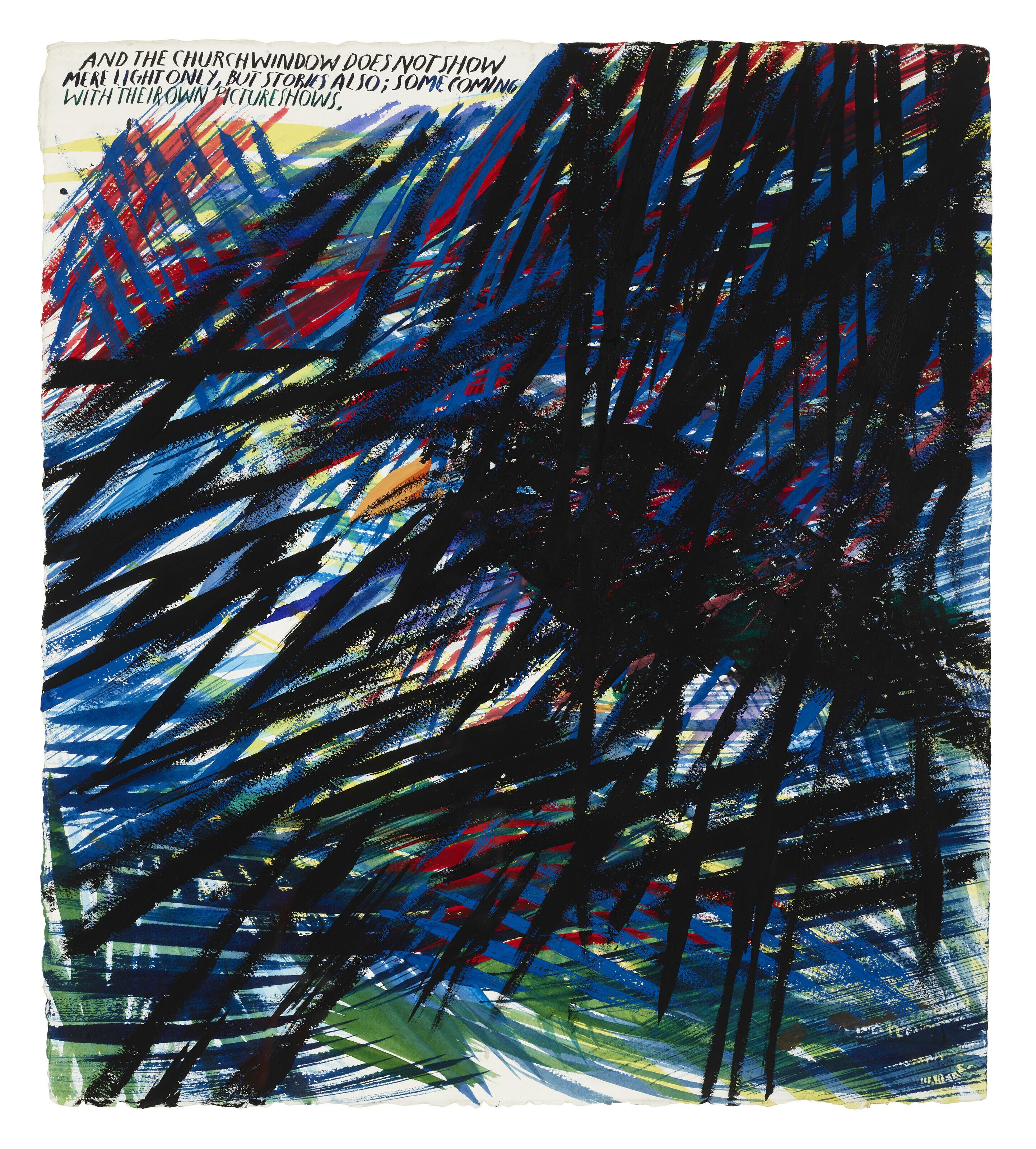 Raymond Pettibon - No Title (and the church)