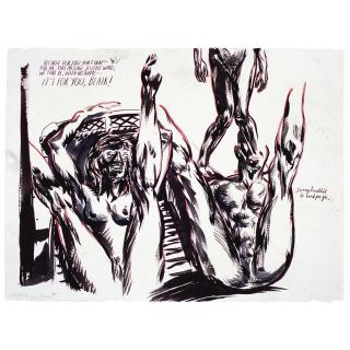 Raymond Pettibon - No Title (Because Our Prez)