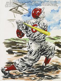 Raymond Pettibon - No Title (He Froze At)