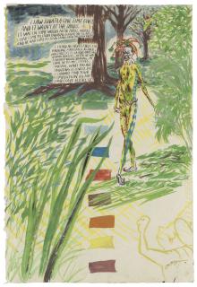 Raymond Pettibon - No Title (I saw Sinatra...)