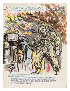 Raymond Pettibon - No title (Is he too big...)