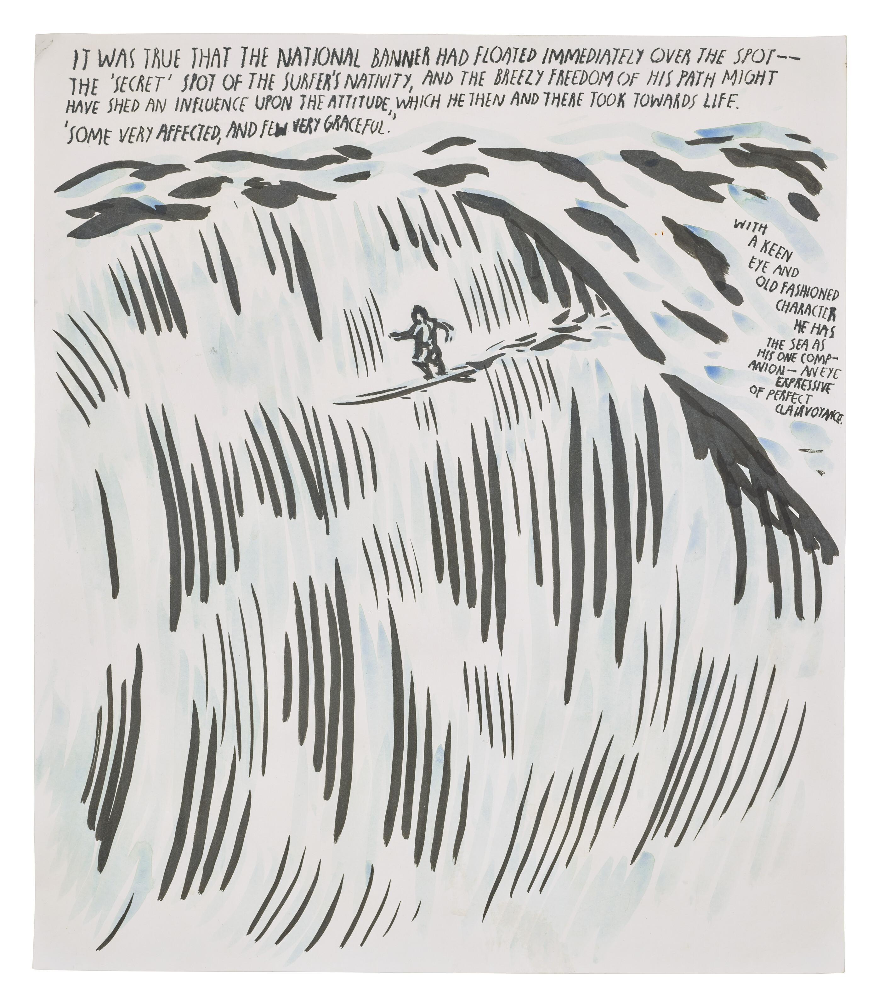 Raymond Pettibon - No Title (It was true...)