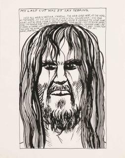 Raymond Pettibon - No title (My last cut)