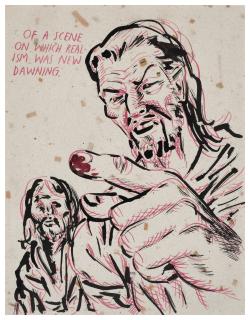 Raymond Pettibon - No title (of a scene...)
