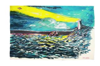 Raymond Pettibon - No Title (Safe Landing...)