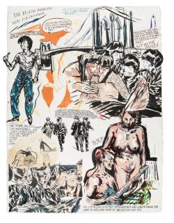 Raymond Pettibon - No Title (The British Invasion), 2007