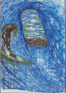 Raymond Pettibon - No Title (The thing cannot be seen)