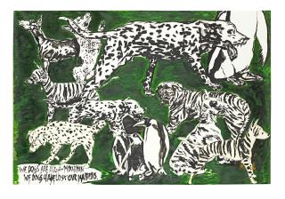 Raymond Pettibon - No Title (We dogs are...)