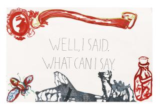 Raymond Pettibon - No Title (Well, I Said)