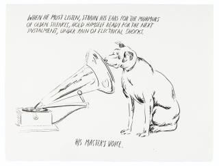 Raymond Pettibon - No title (When he must...)