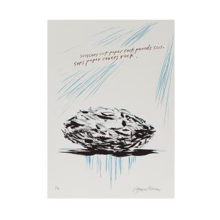 Raymond Pettibon - Sans titre (scissors cut paper ...), 2005