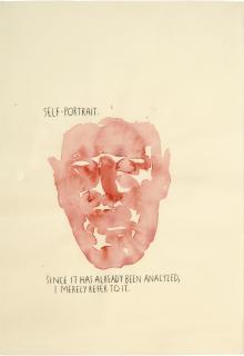 Raymond Pettibon - Self-Portrait (Since It Has Already Been Analyzed, I Merely Refer To It)