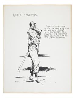 Raymond Pettibon - Untitled (600 Feet And More)