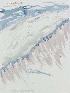 Raymond Pettibon - Untitled (A Big Wave Came)