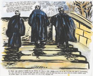 Raymond Pettibon - Untitled (He Inherits The Latest...)