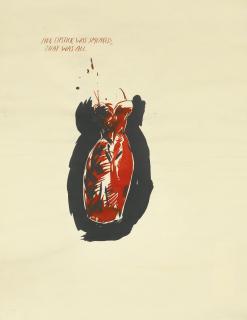 Raymond Pettibon - Untitled (Her Lipstick Was Smeared)