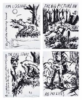Raymond Pettibon - Untitled (I\'m Losing the Big Picture In the Full Story of My Life)