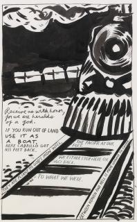 Raymond Pettibon - Untitled (Receive Us With Honor...)