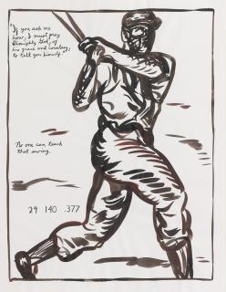 Raymond Pettibon - Untitled (Swinging Between Despairs)