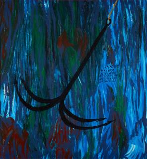 Raymond Pettibon - Untitled (That He May Not Keep Under By Just Setting His Teeth And Holding On?)