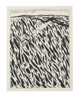 Raymond Pettibon - Untitled (The question is)