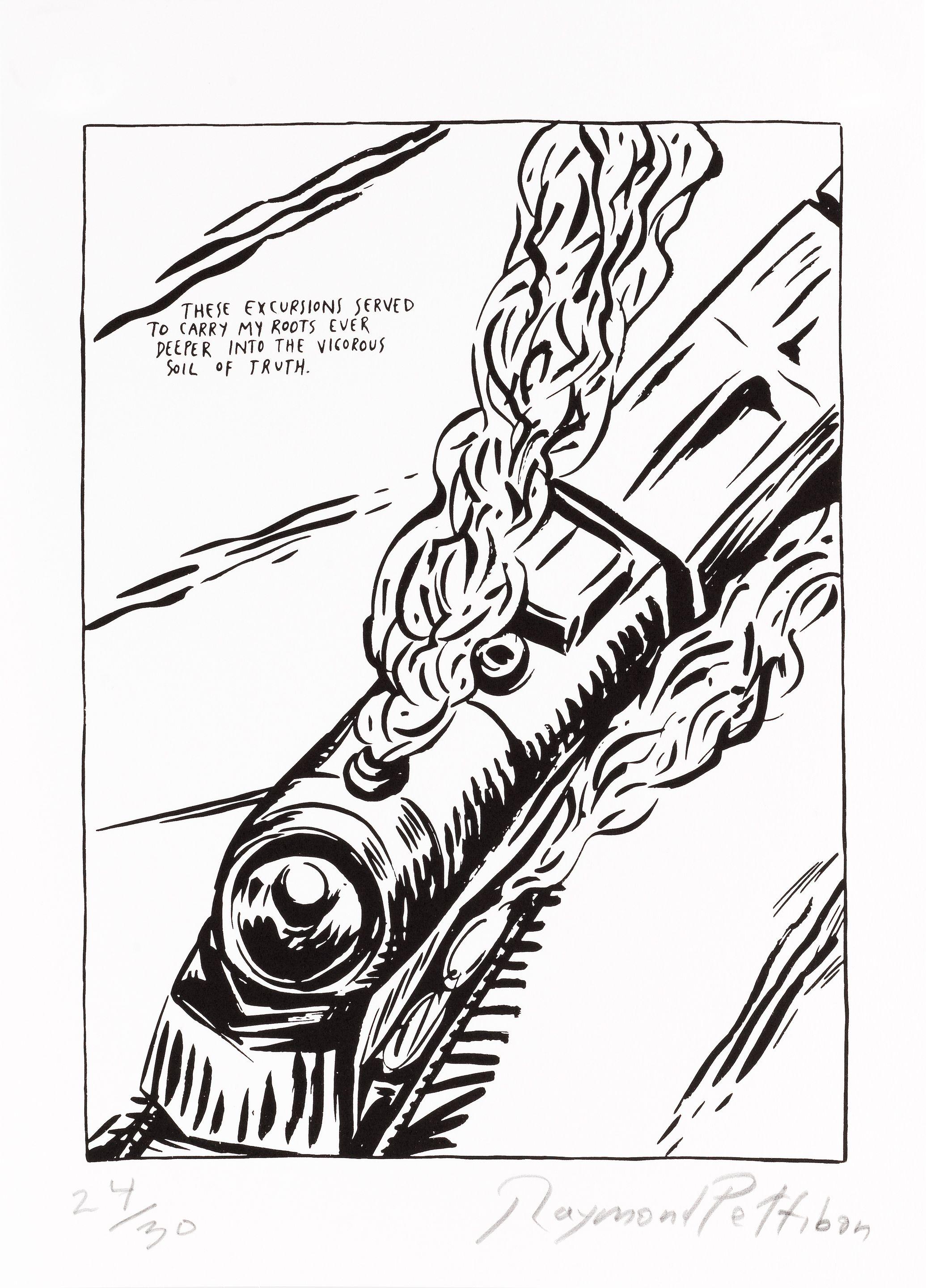 Raymond Pettibon - Untitled (These Excursions)