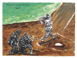 Raymond Pettibon - Untitled (Twilight Doubleheader Reds...)