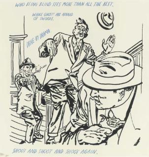 Raymond Pettibon - Untitled (Who Being Blind...)