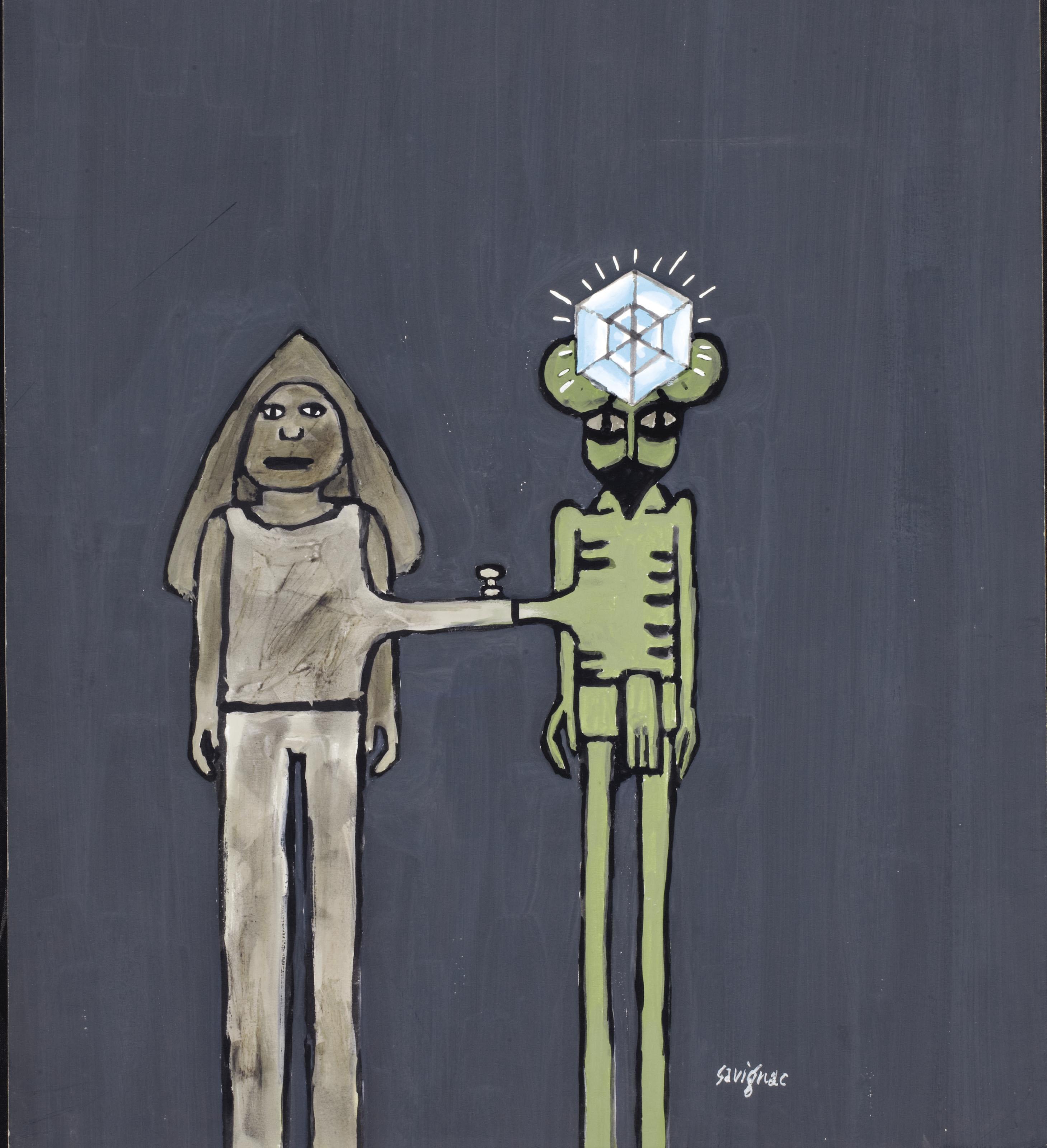 Raymond Savignac - Sans titre (La bouteille d\'eau)