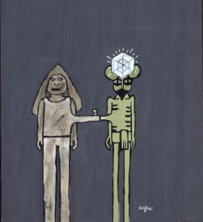 Raymond Savignac - Sans titre (La bouteille d\'eau)