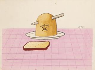 Raymond Savignac - Sans titre (La motte de beurre)