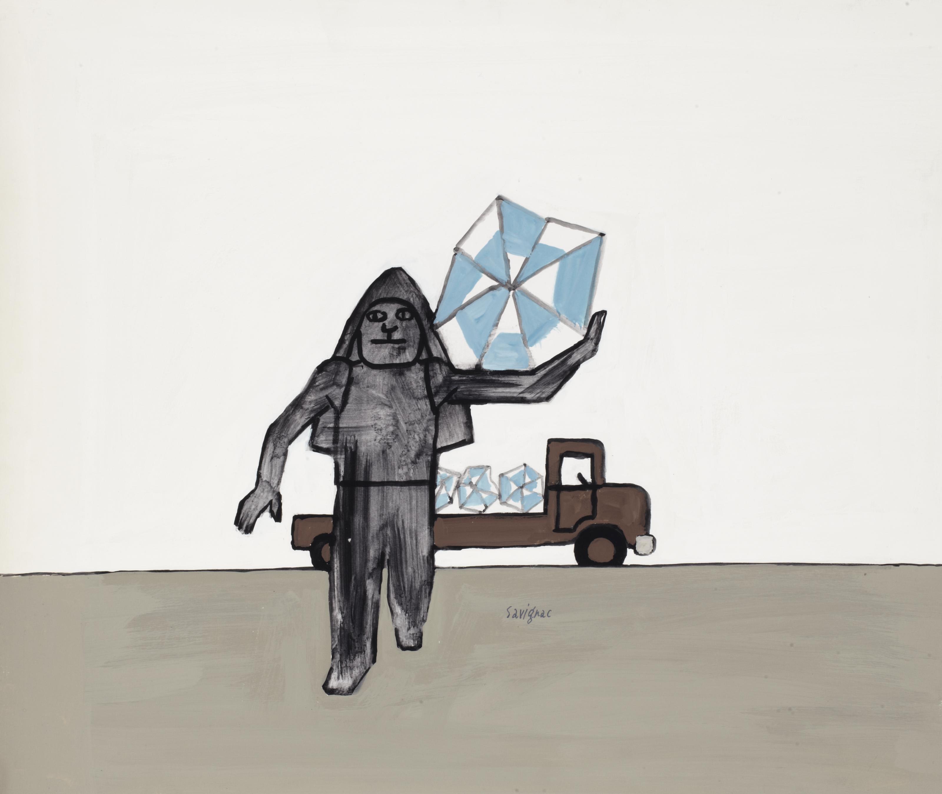 Raymond Savignac - Sans titre (Le porteur d\'eau)