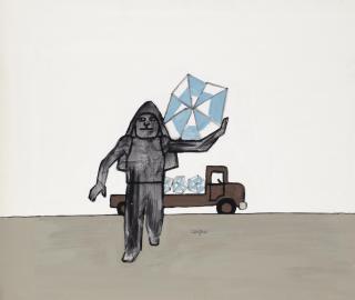 Raymond Savignac - Sans titre (Le porteur d\'eau)