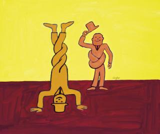 Raymond Savignac - Sans titre (Les acrobates)