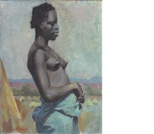 Raymonde Heudebert - Femme Africaine de Profil, Vers 1930