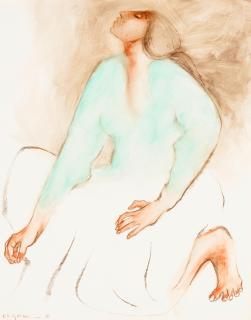 RC Gorman - An Rc Gorman Pastel Drawing, \